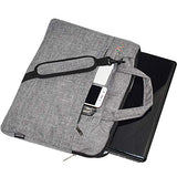 Arzweyk Laptop Sleeve Tote Bag 14-15 Inch Briefcase Messenger Bag with Shoulder Strap and Handle