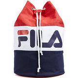 Fila Men's Canvas Bag, Red/White/Navy, One Size