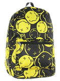 Nirvana Backpack Smiley Face Rock Band Music Logo