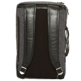 Hook And Albert Melange Fabric 3-Way Carryall, Grey (Grey)