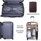 Sandinrayli Luggage Set, Lightweight & Durable Travel Suitcase with Spinner Wheels, 20” 24” 28” Hardside Spinner Set