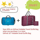 G4Free Lightweight Foldable Travel Duffel Bag Carry-on Luggage Airlines Trip Tote Bag Accessories