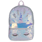 Reverse Sequin Glitter Backpacks - Color Changing Rainbow Magic Backpacks (Rainbow Unicorn)