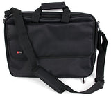 DURAGADGET Black Laptop Briefcase Style Bag with Multiple Compartments for The HP 15-bs558sa |