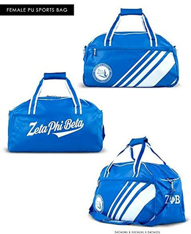 Zeta Phi Beta Blue Purse Zeta Phi Beta Tote Bag Z Phi B Duffle Travel Bag
