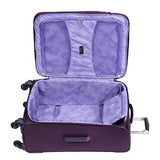 Ricardo Beverly Hills Luggage Saratoga 25" Spinner Upright Suitcase, Elixir Purple