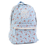 Damara Womens Large Floral Print Backpack,Blue