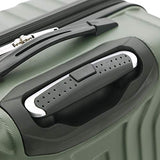 Wrangler Auburn Hills Hardside Spinner Luggage, Thyme Green, Carry-On 20-Inch