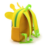 Hipiwe Little Kid Toddler Backpack Baby Boys Girls Kindergarten Pre School Bags Cute Neoprene Cartoon Backpacks for Children 1-5 Years Old,Size 9.45"x3.54"x9.84" (Giraffe)