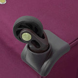 London Fog Coventry Hyperlights 25" Expandable Spinner, Plum