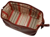 Floto Venezia Leather Toiletry Kit (Vecchio Brown)
