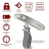 Tarriss Jetsetter Digital Luggage Scale W/ 110 Lb Capacity (Eggshell)