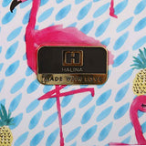 HALINA Bouffants & Broken Hearts Party Flamingos 3 Piece Set Luggage, Multicolor