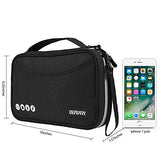 Defway Passport Wallet RFID Blocking Travel Organizer Bag, Family Passport Holder with ID Window