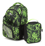 High Sierra Wiggie Lunch Kit Backpack, Lime Fire/Black/Lime