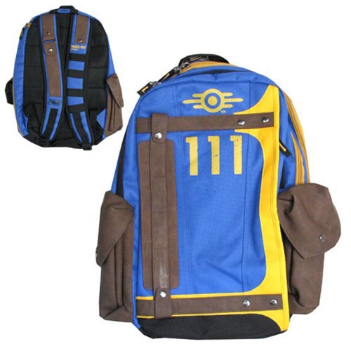 Fallout Vault Tec Suit Up 111 Armored Laptop Backpack