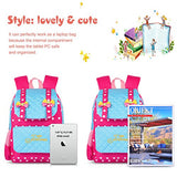 Vbiger Casual School Bag Children School Backpacks For Teen Girls (Red-Blue)