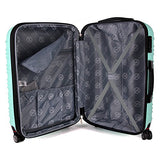 World Traveler California Ii 3-Piece Hardside Tsa Spinner Luggage Set, Mint
