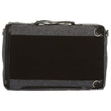 Hook And Albert Melange Fabric 3-Way Carryall, Grey (Grey)