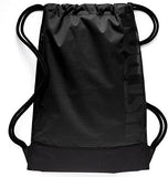 Nike Brasilia Gymsack, Black/Black/White, One Size