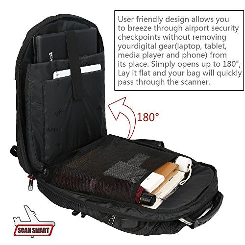 Extra Large Backpack,Tsa Friendly Durable Travel Computer Backpack With