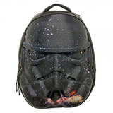 Star Wars Stormtrooper Galaxy Helmet 3D Molded Backpack, Black, One Size