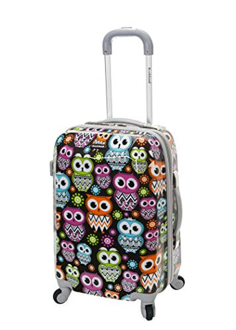Rockland 20 Inch Polycarbonate Carry On, Owl, One Size
