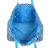 Zodaca All Purpose Large Utility Bag, Times Square Turquoise