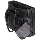Kenneth Cole Reaction Women's Casual Fling Ladies Tote Laptop, Black