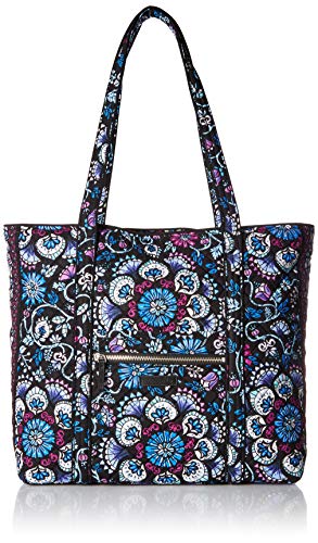Vera Bradley Iconic Vera Tote, Signature Cotton, Bramble