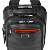 Briggs & Riley Leather Medium Backpack (No Initials Black)