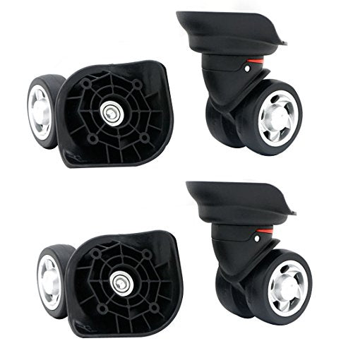 Replacement Luggage Wheel Repair Suitcase Bag Parts Spinner Wheels (W055) For Customs Box (A Set