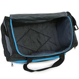 Fila Racer Sm Travel Gym Sport Duffel Bag, Grey/Blue