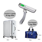 Luggage Scales, Portable Electronic Digital Hanging Scale With Tape Measure For Home Travel 110Lb