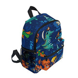 ColourLife Kids Preschool Book bag Underwater Pirates Backpack School Bag for Girls Boys