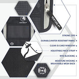 Venture 4th Passport Holder Neck Pouch With RFID Blocking – Concealed Passport Wallet (Black)
