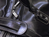 Floto Monteverde Duffle Vecchio Brown Italian Leather Weekender Travel Bag
