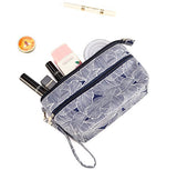 Light Zippered Cosmetic Makeup Bag Pouch Clutch Organizer