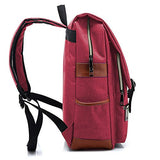 Canvas Backpack - school backpack,Lightweight Laptop Backpack, Vintage Travel Backpack with Laptop Sleeve, School Working Hiking