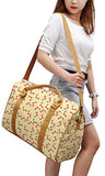 Cherry Seamless Pattern Print Oversized Canvas Duffle Luggage Travel Bag Was_42