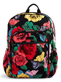 Vera Bradley Women's Campus Tech Backpack, Signature Cotton (Multi/Havana Rose)