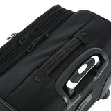 Olympia 17" Deluxe Rolling Overnighter Bag in Black