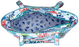 Vera Bradley Iconic Small Vera Tote, Signature Cotton, Shore Thing