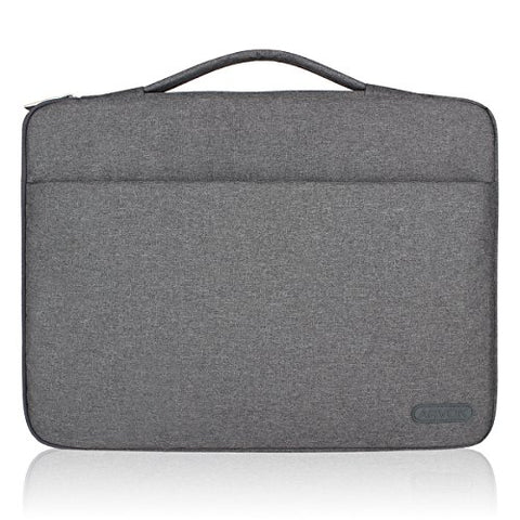 Arvok 13 13.3 14 Inch Water-resistant Canvas Fabric Laptop Sleeve With Handle & Zipper