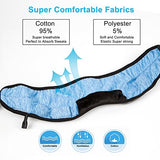 Bluetooth Sleeping Eye Mask Headphones,Lavince Travel Sleeping Headphone 4.2 Bluetooth Eye Mask Handsfree Music Sleep Eye Shades Headset Built-in Speakers Microphone Washable Gray