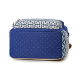 S Kaiko Canvas Backpack School Bakcpack For Women And Men With Polka Dots School Bag Daypack