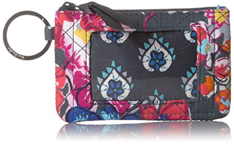 Vera Bradley Iconic Zip ID Case, Signature Cotton, Pretty Posies