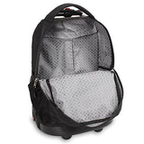 J World New York Sunny Rolling Backpack, Black, One Size
