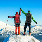 Loowoko Hiking Backpack 50L Travel Daypack Waterproof with Rain Cover for Climbing Camping