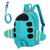 Beide Toddler Schoolbag 3D Airplane Backpack (green)